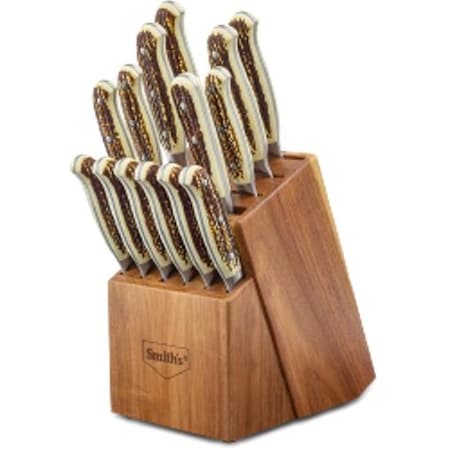 Smiths 2023 Smith'S Smith'S Cabin & Lodge Cutlery 15-Pcs Block Set SMI-51032